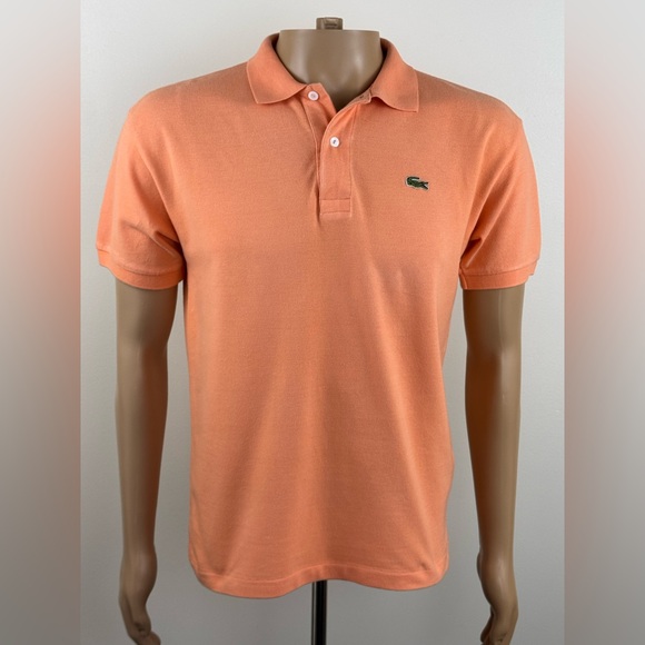 Lacoste Other - Lacoste Men’s Peach Mesh Short Sleeve Golf/Tennis Polo Shirt, Size 3 (Small)